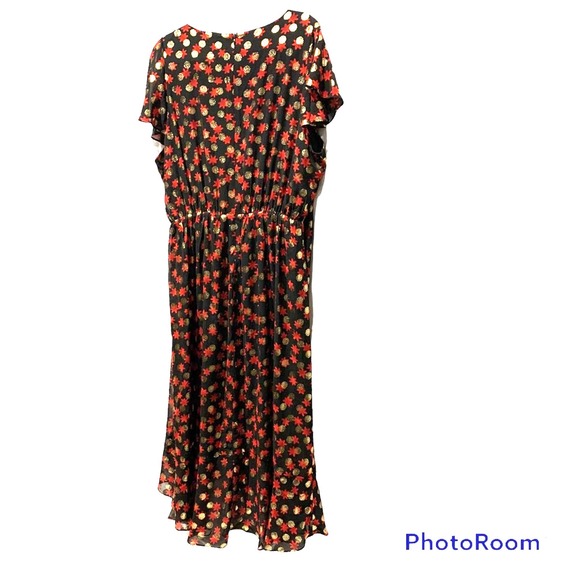 Lane Bryant - Maxi Dress, Black/Red Gold Polka Dot, W20, Haley Floral print, NWT - Picture 2 of 8